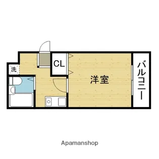 プレアール東中浜【3階】の間取り