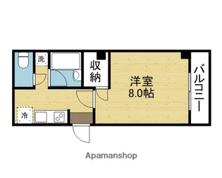 パライッソタマツ【5階】の間取り