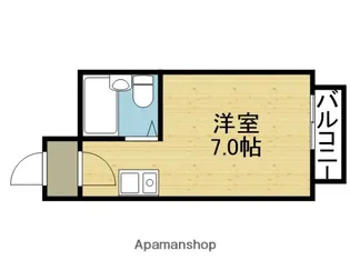 大宝新深江CTスクエア【506号室】の間取り