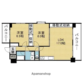 リッチハイムアルテ上本町【203号室】の間取り