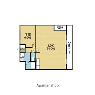 ステーションコート長田【5階】の間取り