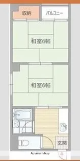 プレミアム新深江【3階】の間取り