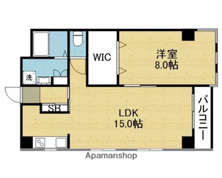 サニーパレス副田【3階】の間取り