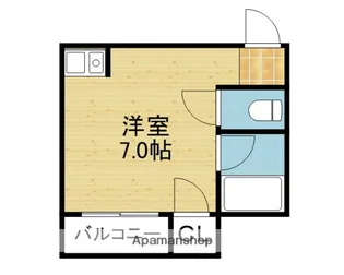 シティハイム森ノ宮【6階】の間取り