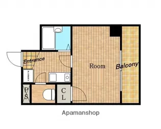 ゆずり葉【401号室】の間取り