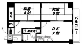 エクセレント光【3階】の間取り