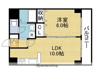グレイス今里【9階】の間取り