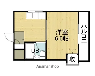 マンション幸【412号室】の間取り