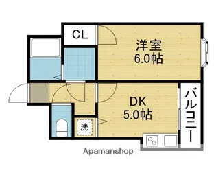 イデアールスパジオ【4階】の間取り