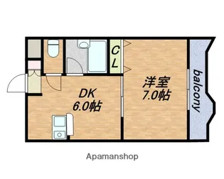大阪府大阪市生野区小路東2丁目【マンション】の間取り
