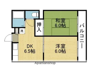 レーベンハイム諏訪【3階】の間取り