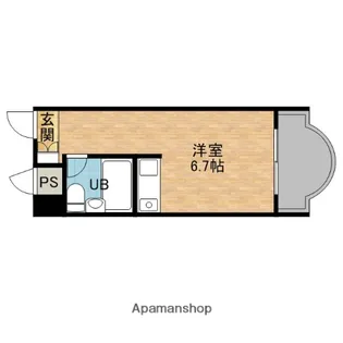 朝日プラザ緑橋Ⅱ【5階】の間取り