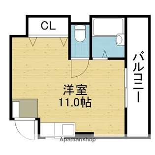 ビクトリーマンション雅【101号室】の間取り