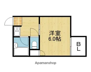 メゾンホワイティ【305号室】の間取り