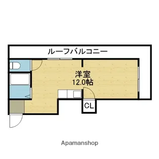大阪府大阪市生野区中川6丁目【マンション】の間取り