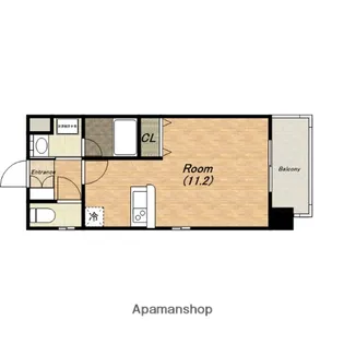 アーバンフラッツ上町【15階】の間取り