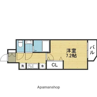 アドバンス大阪城グラシア【1204号室】の間取り
