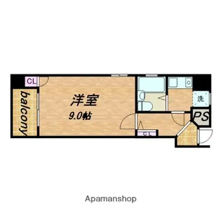 ニューライフ大手前参番館【405号室】の間取り