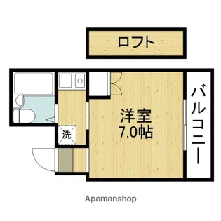 シティパレス21玉造【502号室】の間取り