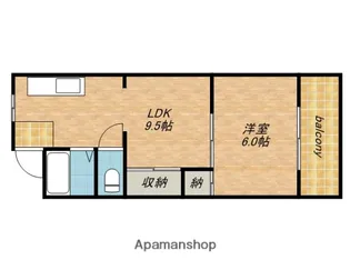 東洋ビル【205号室】の間取り