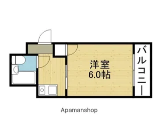ウエストハイツ中本【405号室】の間取り