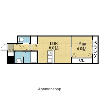 パラゴン小路【3階】の間取り