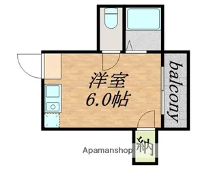 メゾンサンパティーク【503号室】の間取り