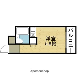 朝日プラザプロシード桃谷東【803号室】の間取り