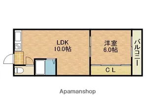 第一KYメゾン【4階】の間取り