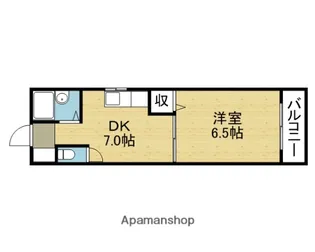 グレース今里【603号室】の間取り