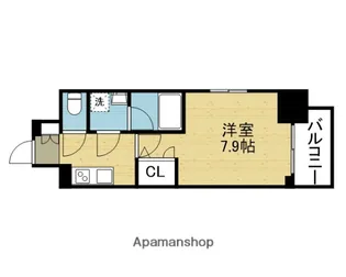 アーバネックス大阪城WEST【3階】の間取り