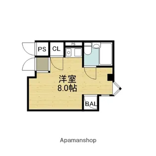JPアパートメント生野Ⅱ【4階】の間取り