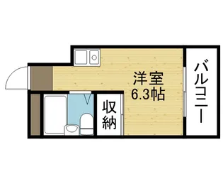 サン今里【4階】の間取り
