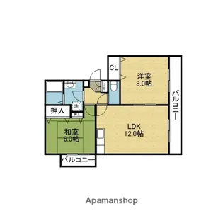 Y’Sコート【2階】の間取り