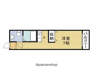 メリー新今里【303号室】の間取り