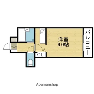 IVY FLAT【3階】の間取り