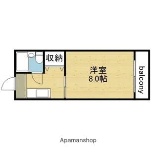 IMAZATO TOWER【508号室】の間取り