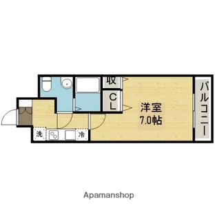 エスリード森ノ宮駅前【4階】の間取り