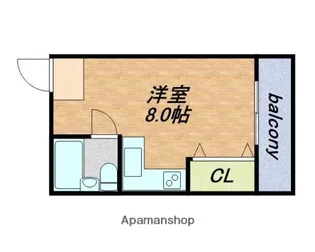 グリーンパイン舟橋【305号室】の間取り