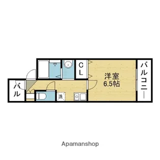 レジア小路【3階】の間取り