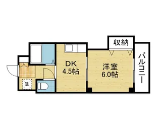クリスタルコート駒澤【401号室】の間取り