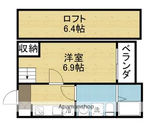 大阪府大阪市生野区巽南5丁目【アパート】の間取り