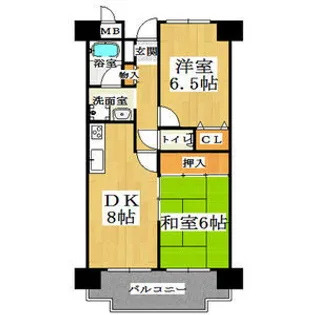 友井グレイス【5階】の間取り