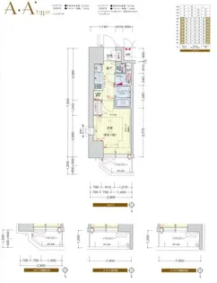 プレサンス堺筋本町フィリア【0301号室】の間取り