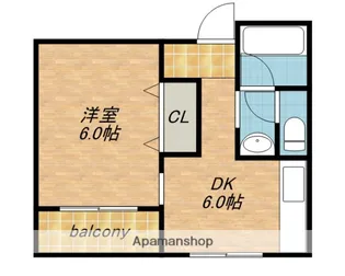 ライフハウスツネⅡ【301号室】の間取り