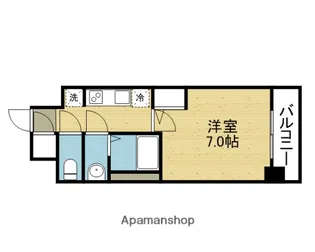 サムティ大阪GRANDEASTⅡ【2階】の間取り