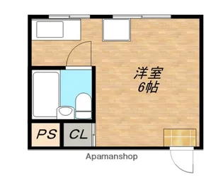 ハラビル【503号室】の間取り