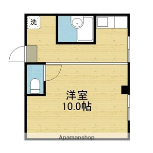 ハラビル【4階】の間取り