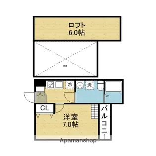 SOLEIL 中川【2階】の間取り