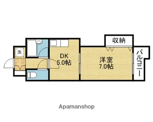 ルシエ桃谷【6階】の間取り